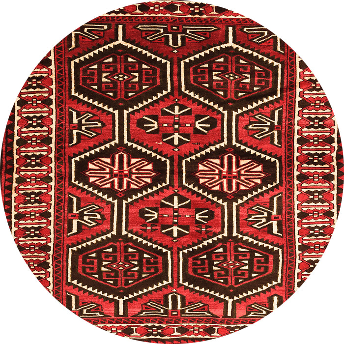 Square Persian Orange Traditional Rug, tr2832org