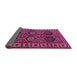 Sideview of Persian Pink Traditional Rug, tr2832pnk