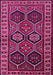 Machine Washable Persian Pink Traditional Rug, wshtr2832pnk