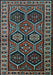 Machine Washable Persian Light Blue Traditional Rug, wshtr2832lblu