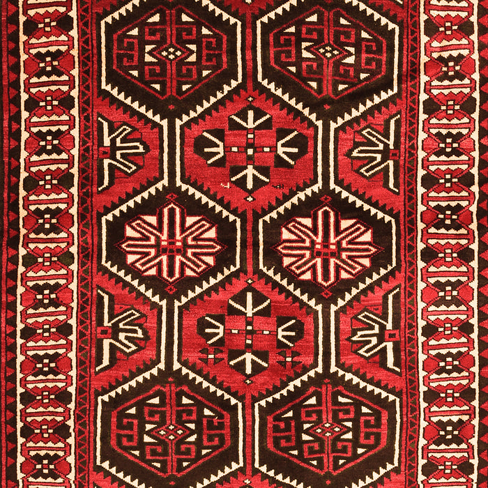 Serging Thickness of Machine Washable Persian Orange Traditional Area Rugs, wshtr2832org