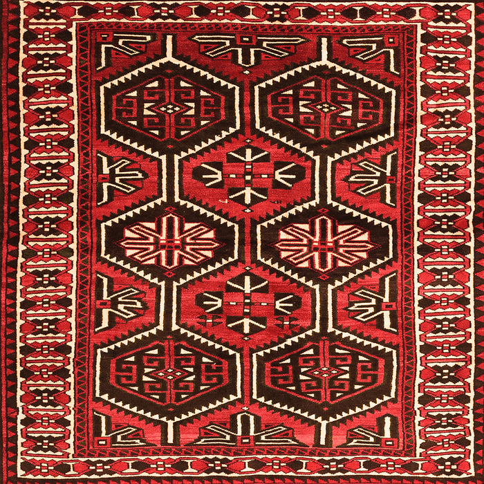 Serging Thickness of Persian Orange Traditional Rug, tr2832org