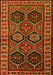 Machine Washable Persian Yellow Traditional Rug, wshtr2832yw