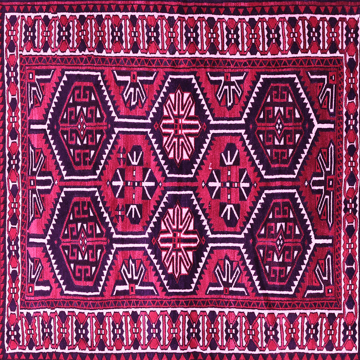 Square Persian Pink Traditional Rug, tr2832pnk