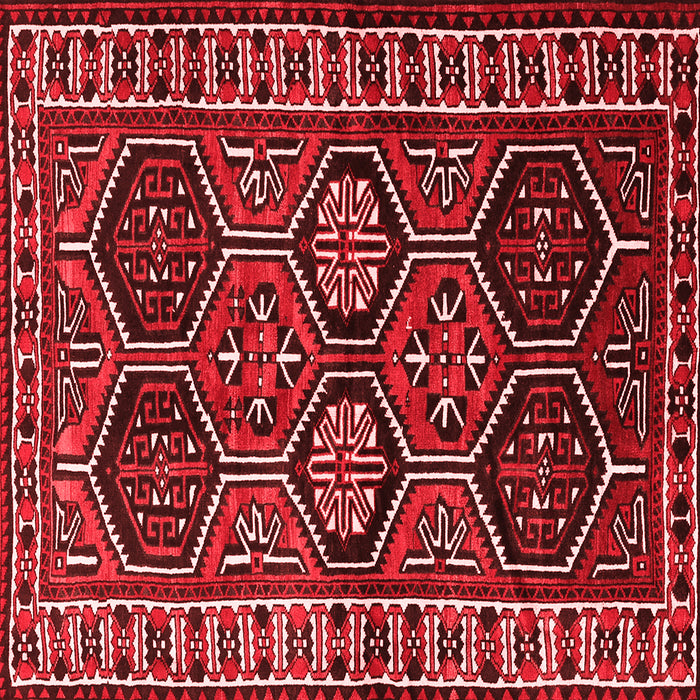 Machine Washable Persian Red Traditional Rug, wshtr2832red