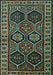 Machine Washable Persian Turquoise Traditional Area Rugs, wshtr2832turq