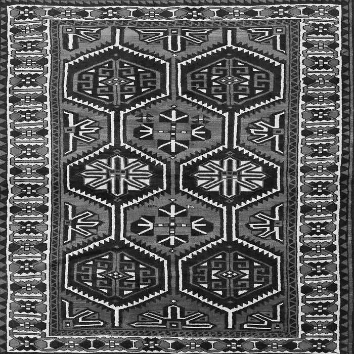 Serging Thickness of Persian Gray Traditional Rug, tr2832gry
