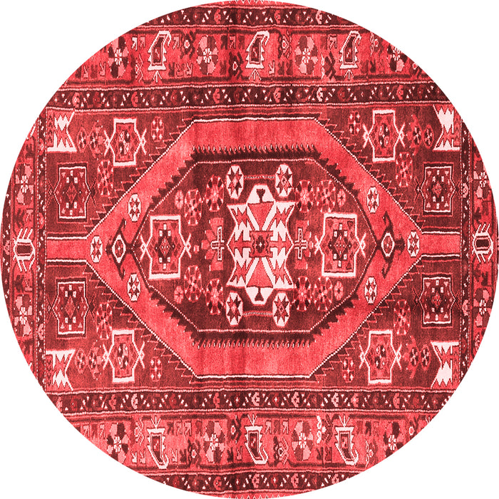 Machine Washable Persian Red Traditional Rug, wshtr2833red