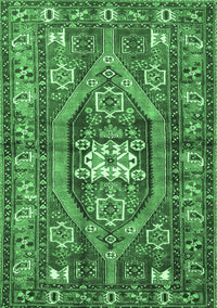 Persian Emerald Green Traditional Rug, tr2833emgrn