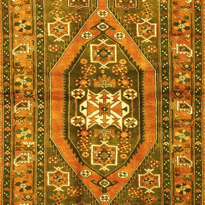 Machine Washable Persian Yellow Traditional Rug, wshtr2833yw