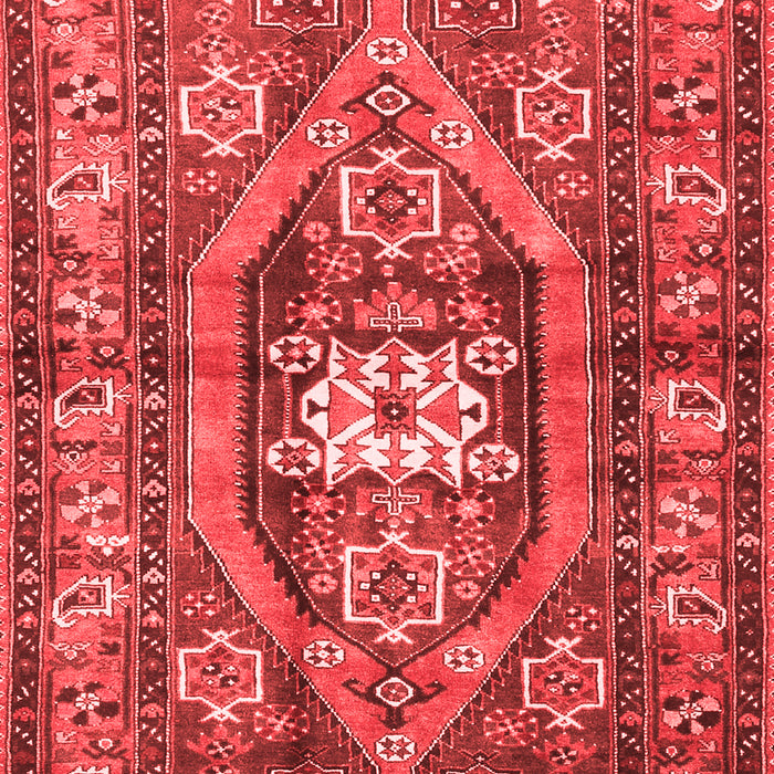 Machine Washable Persian Red Traditional Rug, wshtr2833red