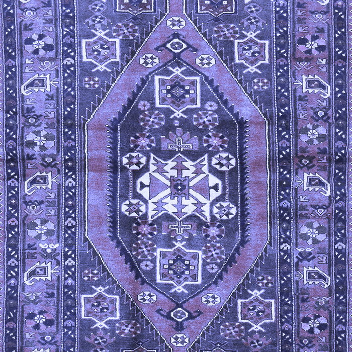 Machine Washable Persian Blue Traditional Rug, wshtr2833blu