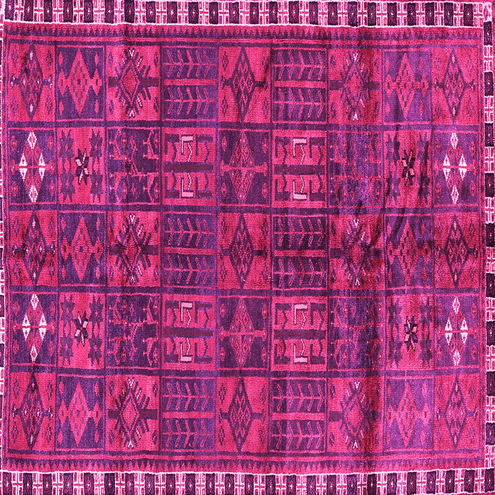 Square Persian Pink Traditional Rug, tr2834pnk