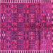 Square Persian Pink Traditional Rug, tr2834pnk