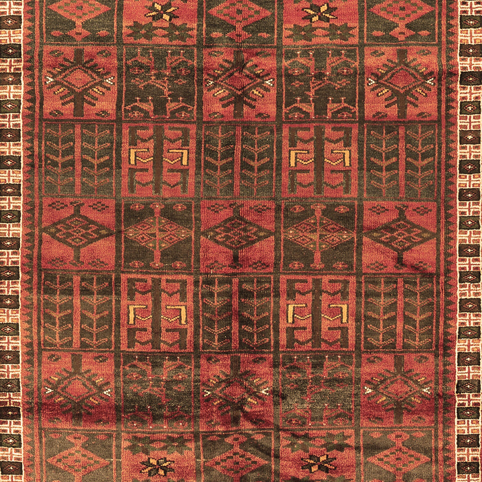Machine Washable Persian Brown Traditional Rug, wshtr2834brn