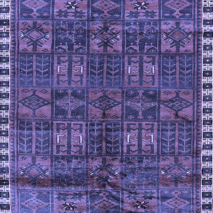 Machine Washable Persian Blue Traditional Rug, wshtr2834blu