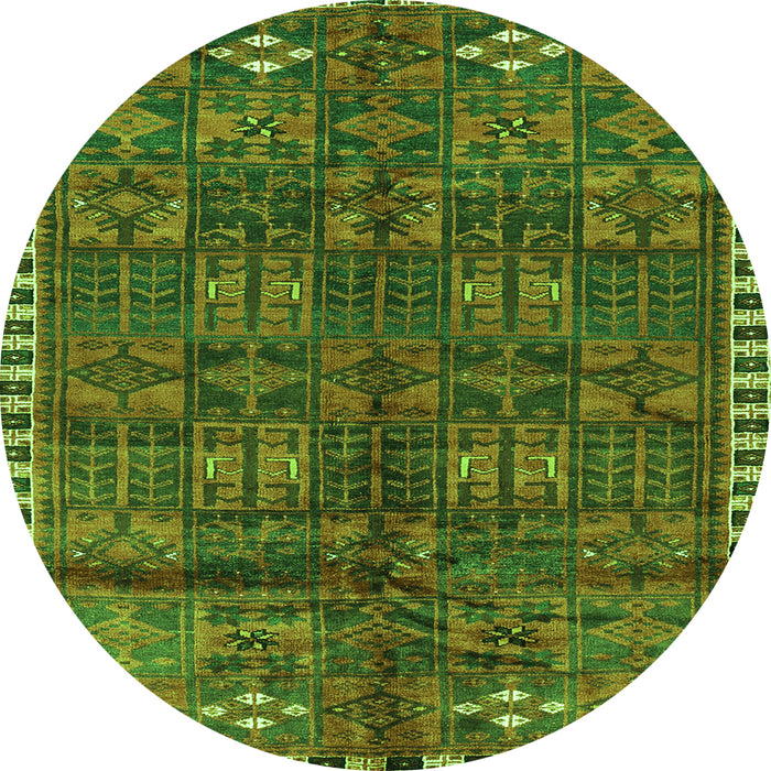 Machine Washable Persian Green Traditional Area Rugs, wshtr2834grn