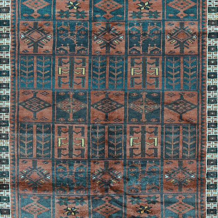 Machine Washable Persian Light Blue Traditional Rug, wshtr2834lblu