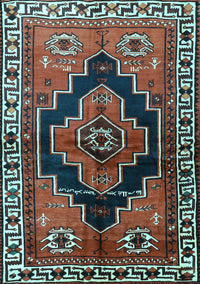 Persian Light Blue Traditional Rug, tr2835lblu