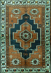 Persian Turquoise Traditional Rug, tr2835turq
