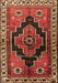 Machine Washable Persian Brown Traditional Rug, wshtr2835brn