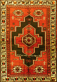 Persian Yellow Traditional Rug, tr2835yw