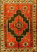 Persian Yellow Traditional Rug, tr2835yw