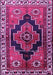 Machine Washable Persian Purple Traditional Area Rugs, wshtr2835pur