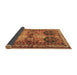 Sideview of Persian Brown Traditional Rug, tr2836brn