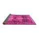 Sideview of Persian Pink Traditional Rug, tr2836pnk