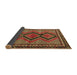Sideview of Persian Brown Traditional Rug, tr2837brn