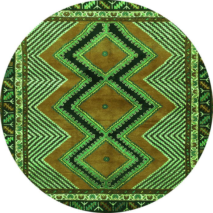 Machine Washable Persian Green Traditional Area Rugs, wshtr2837grn