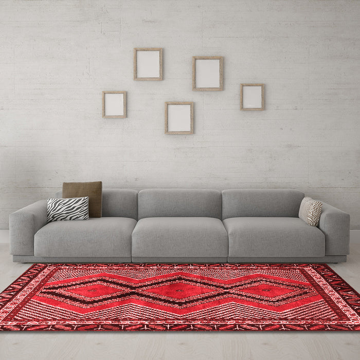 Traditional Red Washable Rugs