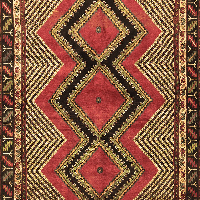 Machine Washable Persian Brown Traditional Rug, wshtr2837brn