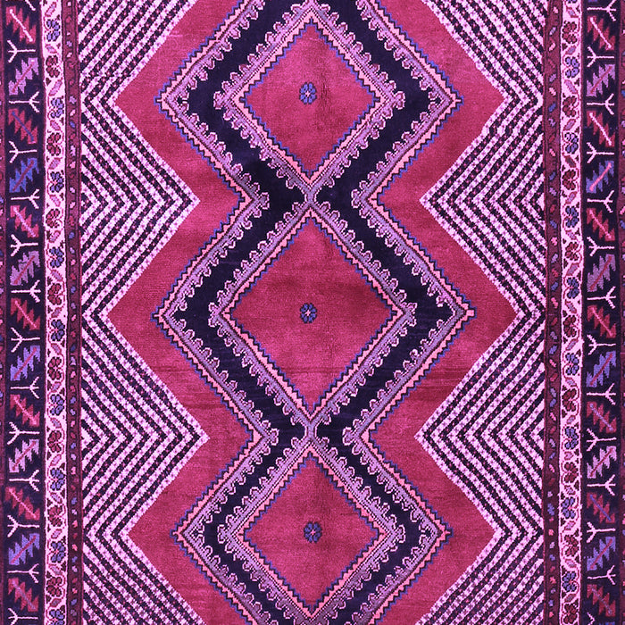 Machine Washable Persian Purple Traditional Area Rugs, wshtr2837pur