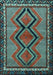 Machine Washable Persian Light Blue Traditional Rug, wshtr2837lblu