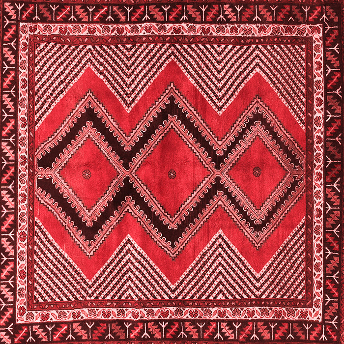 Machine Washable Persian Red Traditional Rug, wshtr2837red
