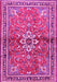 Machine Washable Persian Pink Traditional Rug, wshtr2838pnk