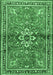 Machine Washable Persian Emerald Green Traditional Area Rugs, wshtr2838emgrn