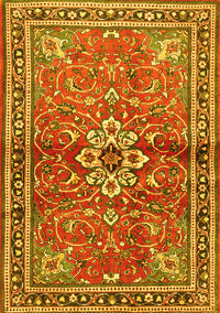 Persian Yellow Traditional Rug, tr2838yw