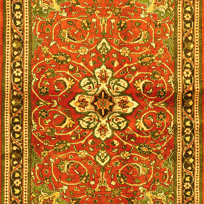 Persian Yellow Traditional Rug, tr2838yw