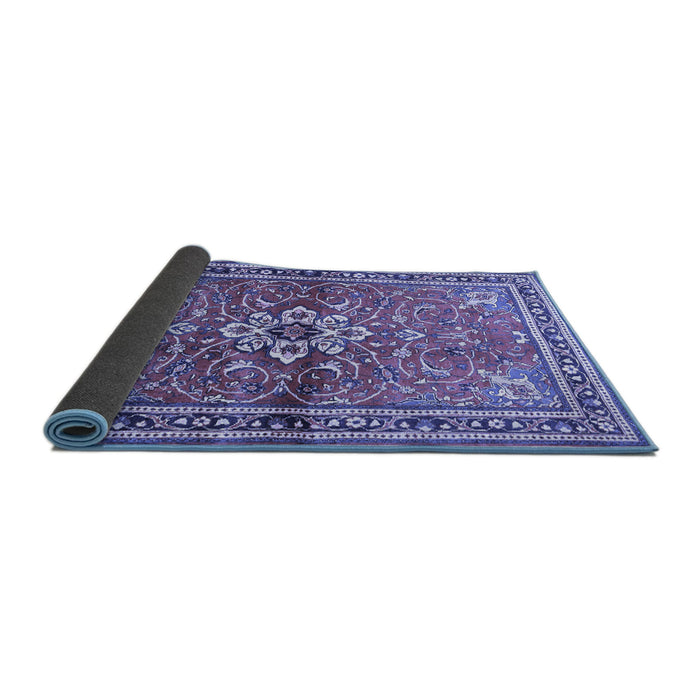 Sideview of Persian Blue Traditional Rug, tr2838blu