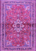 Machine Washable Persian Purple Traditional Area Rugs, wshtr2838pur