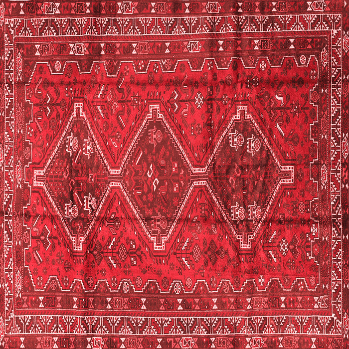 Machine Washable Persian Red Traditional Rug, wshtr2839red