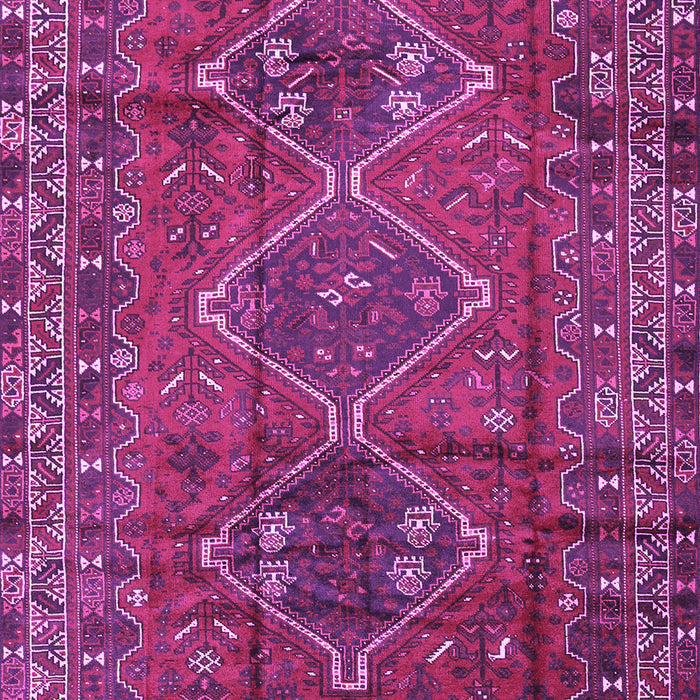 Machine Washable Persian Purple Traditional Area Rugs, wshtr2839pur