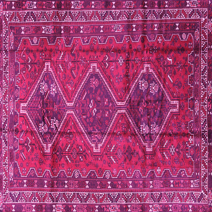 Square Persian Pink Traditional Rug, tr2839pnk