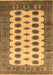 Machine Washable Southwestern Brown Country Rug, wshtr283brn