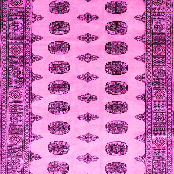 Machine Washable Southwestern Pink Country Rug, wshtr283pnk