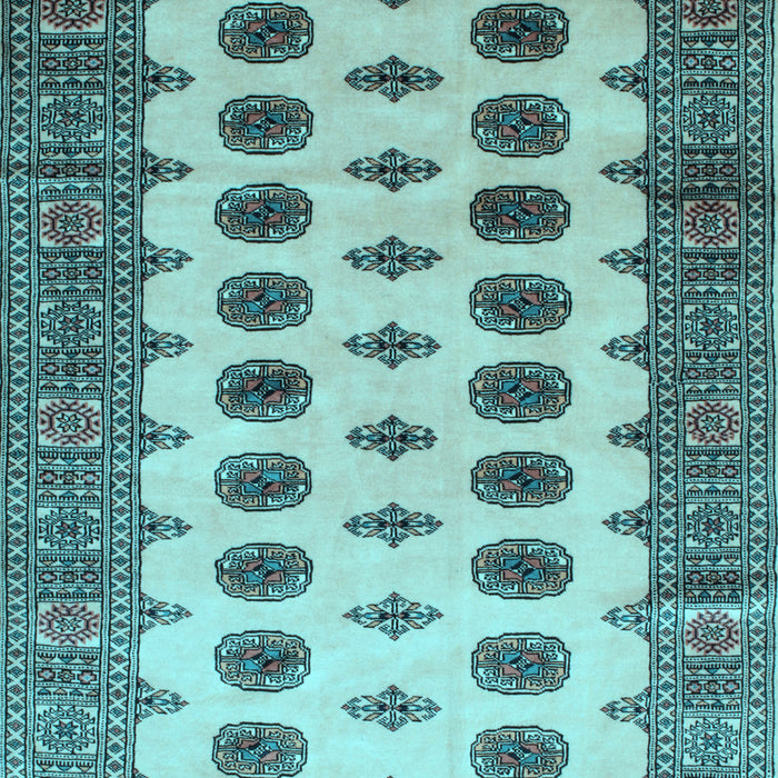 Southwestern Light Blue Country Rug, tr283lblu