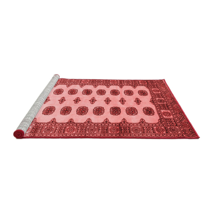 Country Red Washable Rugs